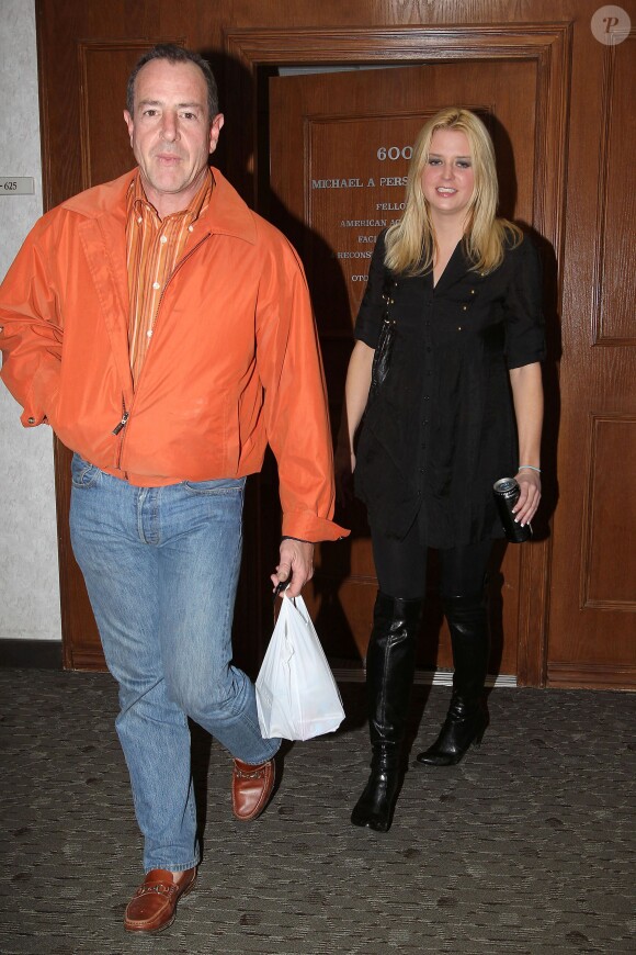 Michael Lohan et Kate Major à la sortie du cabinet médical du Dr. Persky à Los angeles, le 15 décembre 2010
