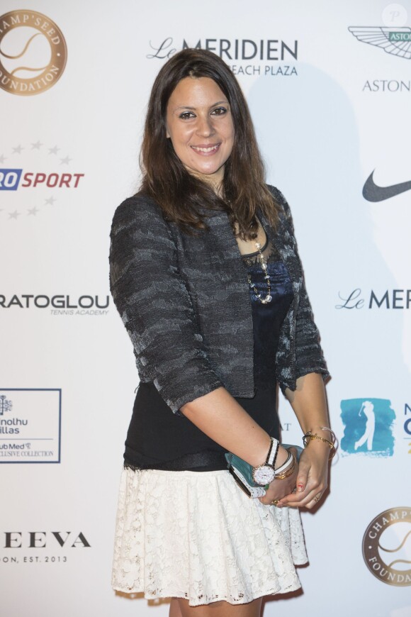 Marion Bartoli lors du gala Game-Set-Match Gala à l'hôtel Meridien de Monte Carlo, le 19 mai 2015