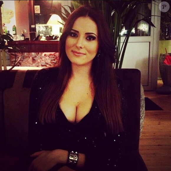 Célia Jaunat, la compagne de Grzegor Krychowiak - photo publiée sur son compte Instagram le 1er janvier 2014