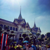 Palais royal à Bangkok - Johnny Hallyday en famille en Thaïlande, décembre 2015.