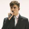 Loic Nottet (Belgique) - Répétitions (en tenues) de la finale de l'Eurovision 2015 à Vienne, le 22 mai 2015.