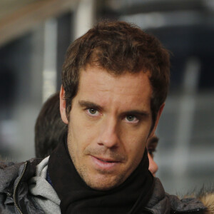 Richard Gasquet assiste au match Psg-Rennes au parc des Princes à Paris Le 30 Janvier 2015