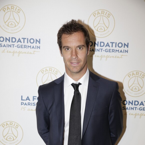 Exclusif - Richard Gasquet - Soirée de gala de la Fondation Paris Saint-Germain qui fête ses 15 ans au Pavillon Gabriel, à Paris, le 27 janvier 2015.