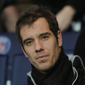 Richard Gasquet au match PSG-Montpellier 19ème journée au Parc des Princes, le 20 décembre 2014.