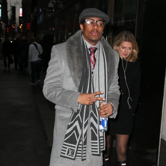 Nick Cannon allant participer à l'émission "Today" à New York, le 1er décembre 2015