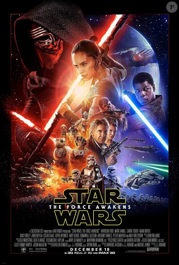 Le poster officiel du prochain épisode de Star Wars "Le Réveil de la force"
