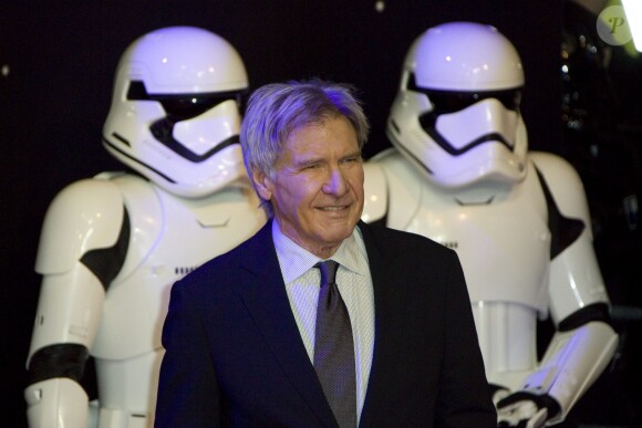 Harrison Ford - Avant-première de Star Wars : Le Réveil de la Force à Londres le 16 décembre 2015
