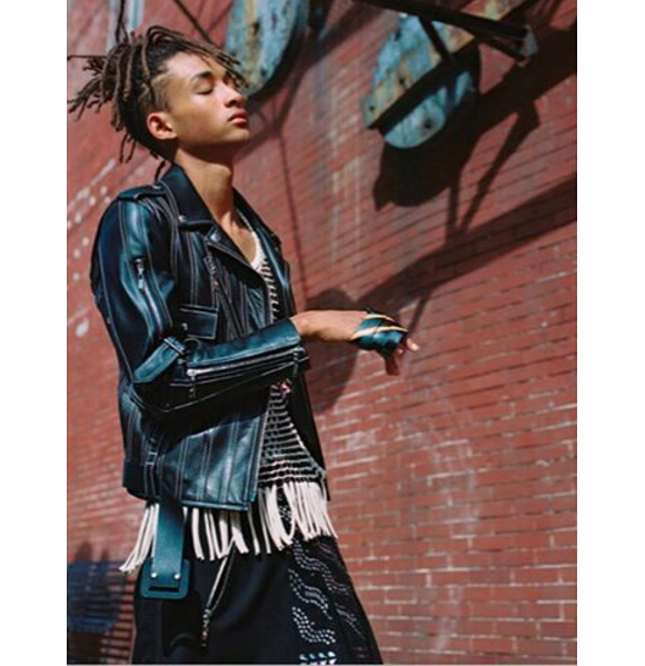 Jaden Smith, 17 ans, est le mannequin star de la campagne "SERIES 4" (printemps-été 2016) de Louis Vuitton. Photo publiée le 2 janvier 2015.