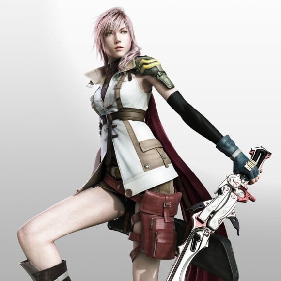 Lightning (Final Fantasy) figure sur la campagne "SERIES 4" de Louis Vuitton. Été 2015.