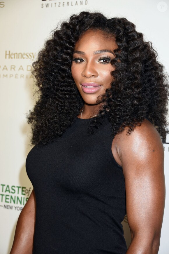 Serena Williams lors du gala A taste of tennis au W de New York le 27 août 2015