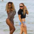 Serena Williams et Caroline Wozniacki à Miami le 31 mai 2014