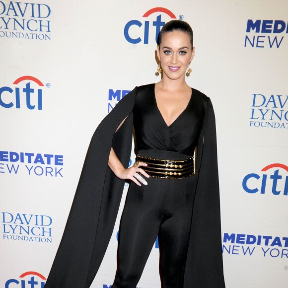 Katy Perry lors de la soirée "The Change Begins Within Benefit" à New York, le 4 novembre 2015.