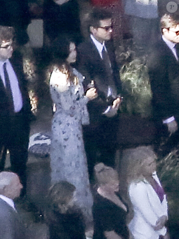 Exclusif - Katy Perry et John Mayer - Mariage de Allison Williams ("Girls") et Ricky Van Veen dans une ferme du Wyoming le 19 septembre 2015.
