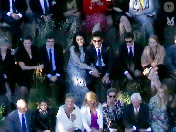 Exclusif - Katy Perry et John Mayer - Mariage de Allison Williams ("Girls") et Ricky Van Veen dans une ferme du Wyoming le 19 septembre 2015.