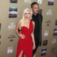 Lady Gaga et son fiancé Taylor Kinney à la première de "American Horror Story: Hotel" à Los Angeles, le 3 octobre 2015.