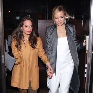 Kate Hudson à la sortie d'une soirée privée à Palms, Beverly Hills, Los Angeles, le 6 janvier 2016