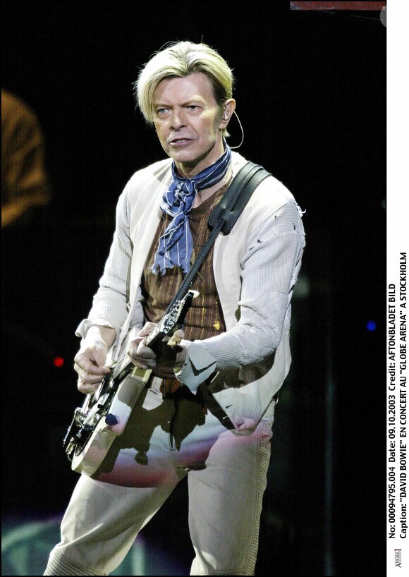 David Bowie à Stockholm en 2003