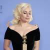 Lady Gaga - Press Room lors de la 73e cérémonie annuelle des Golden Globe Awards à Beverly Hills, le 10 janvier 2016.