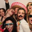 Kourtney Kardashian fait la fête avec ses copines pour l'anniversaire de son ami Melissa. Photo postée sur Instagram, le 10 janvier 2016.