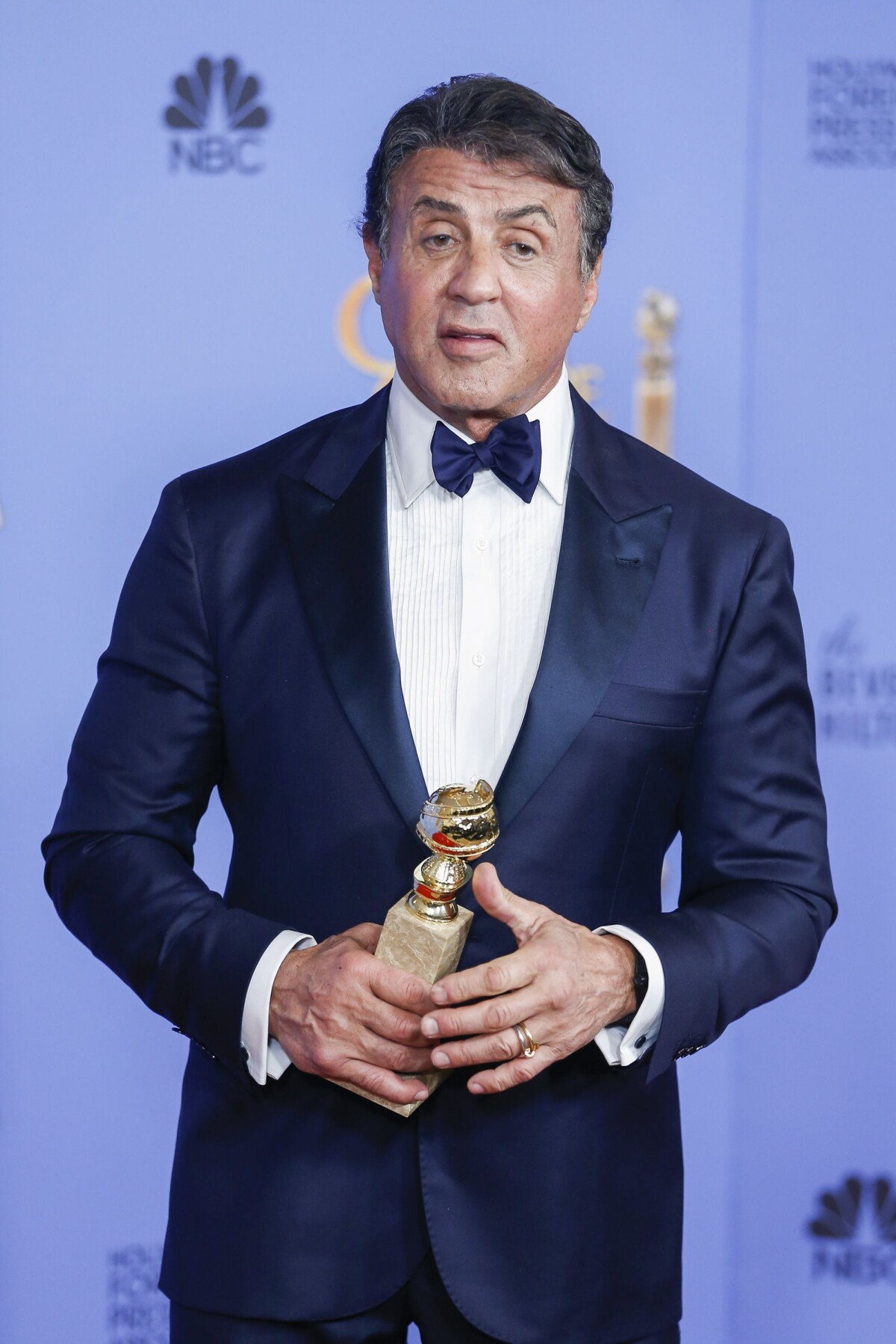 Photo Sylvester Stallone Press Room lors de la 73e cérémonie