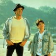 Sylvester Stallone et son fils Sage sur le tournage de Rocky V