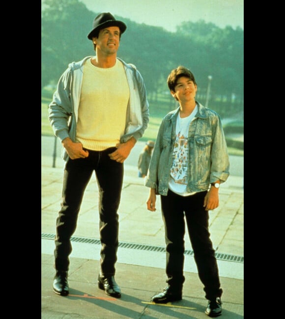Sylvester Stallone et son fils Sage sur le tournage de Rocky V