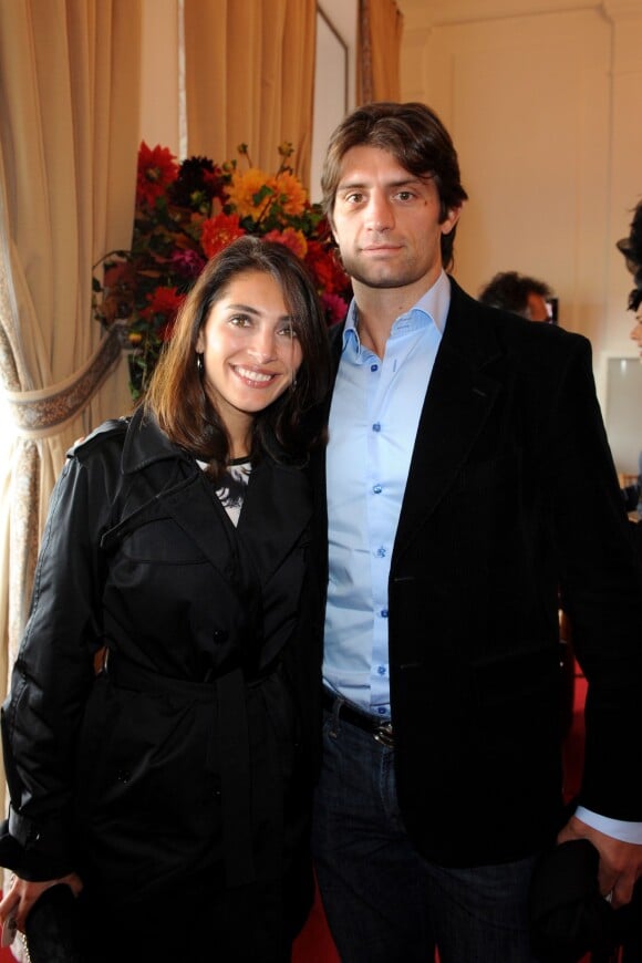 Caterina Murino et Pierre Rabadan à Paris, le 4 octobre 2009.