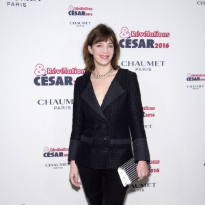 Céline Sallette - Soirée des Révélations César 2016 dans les salons de la maison Chaumet place Vendôme à Paris, le 11 janvier 2016.
