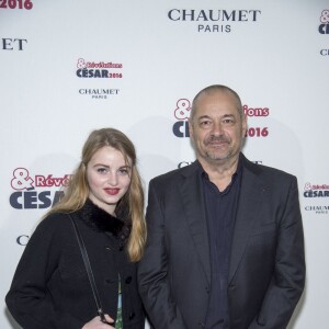 Lou Roy-Lecollinet et Jean-Pierre Jeunet - Soirée des Révélations César 2016 dans les salons de la maison Chaumet place Vendôme à Paris, le 11 janvier 2016.