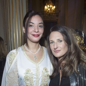 Loubna Abidar et Camille Cottin - Soirée des Révélations César 2016 dans les salons de la maison Chaumet place Vendôme à Paris, le 11 janvier 2016.