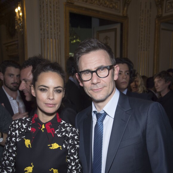 Bérénice Bejo et Michel Hazanavicius - Soirée des Révélations César 2016 dans les salons de la maison Chaumet place Vendôme à Paris, le 11 janvier 2016.