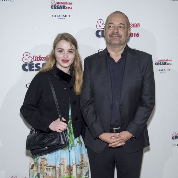 Lou Roy-Lecollinet et Jean-Pierre Jeunet - Soirée des Révélations César 2016 dans les salons de la maison Chaumet place Vendôme à Paris, le 11 janvier 2016.