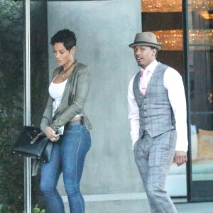 Exclusif - Nick Cannon va dîner avec sa supposée petite amie Nicole Murphy à West Hollywood le 4 décembre 2015