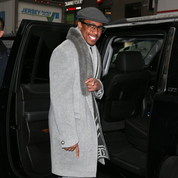 Nick Cannon allant participer à l'émission "Today" à New York, le 1er décembre 2015.