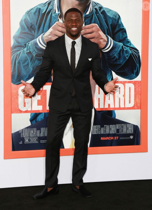 Kevin Hart - Avant-première du film "Get Hard" à Hollywood, le 25 mars 2015.