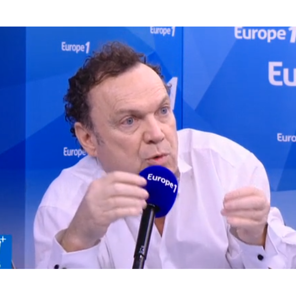 L'animateur Julien Lepers s'exprime sur son renvoi et souhaite bonne chance à son remplaçant dans "Le grand direct des médias" sur Europe 1. Le 14 janvier 2016.