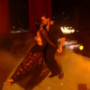 Olivier Dion et Candice Pascal lors de la finale de Danse avec les stars 6, sur TF1, le mercredi 23 décembre 2015