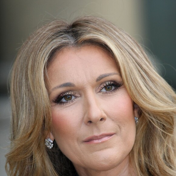 Céline Dion à Paris, le 22 mai 2008.