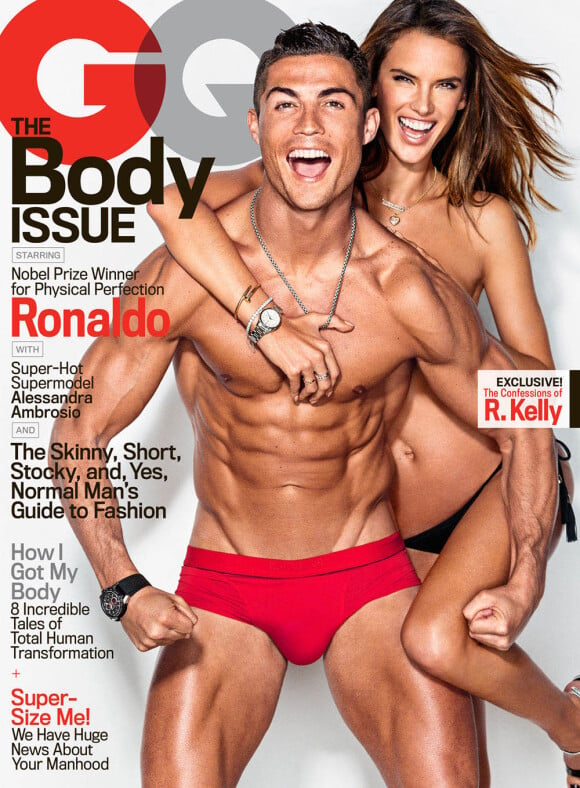Alessandra Ambrosio et Cristiano Ronaldo posent topless pour le magazine GQ