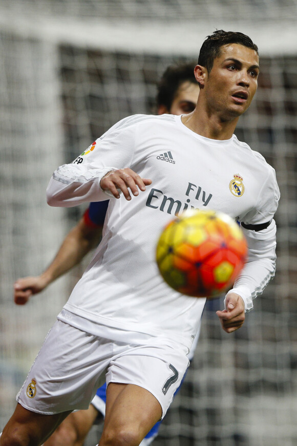 Cristiano Ronaldo - Zinédine Zidane lors de son premier match en tant qu'entraîneur du Real Madrid, le 9 janvier 2016.