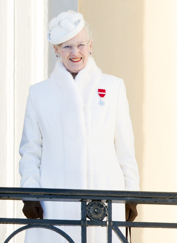 La reine Margrethe II de Danemark - La famille royale de Norvège participe aux activités de sports d'hiver organisées devant le palais royal lors des festivités pour le 25ème anniversaire de règne du roi Harald de Norvège à Oslo, le 17 janvier 2016. 17/01/2016 - Oslo