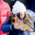La princesse Ingrid Alexandra - La famille royale de Norvège participe aux activités de sports d'hiver organisées devant le palais royal lors des festivités pour le 25ème anniversaire de règne du roi Harald de Norvège à Oslo, le 17 janvier 2016. 17/01/2016 - Oslo