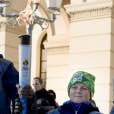 Le prince Sverre Magnus - La famille royale de Norvège participe aux activités de sports d'hiver organisées devant le palais royal lors des festivités pour le 25ème anniversaire de règne du roi Harald de Norvège à Oslo, le 17 janvier 2016. 17/01/2016 - Oslo