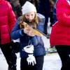 La princesse Ingrid Alexandra - La famille royale de Norvège participe aux activités de sports d'hiver organisées devant le palais royal lors des festivités pour le 25ème anniversaire de règne du roi Harald de Norvège à Oslo, le 17 janvier 2016.