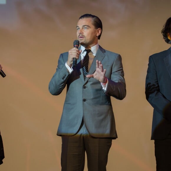 Exclusif - Leonardo DiCaprio - Avant-première du film "The Revenant" au Grand Rex à Paris, le 18 janvier 2016.