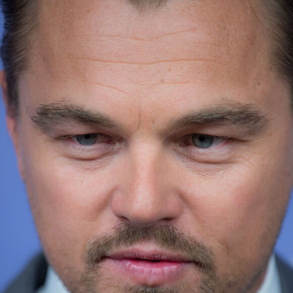 Exclusif - Leonardo DiCaprio en interview lors de l'avant-première du film "The Revenant" au Grand Rex à Paris, le 18 janvier 2016.