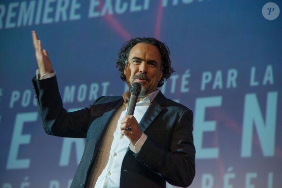 Exclusif - Alejandro Gonzalez Inarritu - Avant-première du film "The Revenant" au Grand Rex à Paris, le 18 janvier 2016.