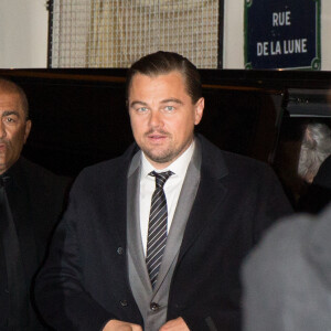 Leonardo DiCaprio - Arrivées - Avant-première du film "The Revenant" au Grand Rex à Paris, le 18 janvier 2016.