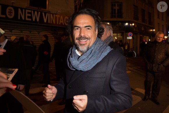 Alejandro Gonzalez Inarritu - Arrivées - Avant-première du film "The Revenant" au Grand Rex à Paris, le 18 janvier 2016.