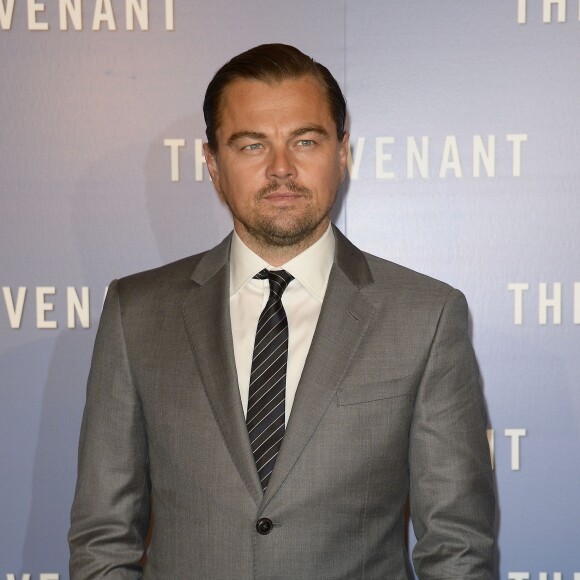 Leonardo DiCaprio - Avant-première du film "The Revenant" au Grand Rex à Paris, le 18 janvier 2016.